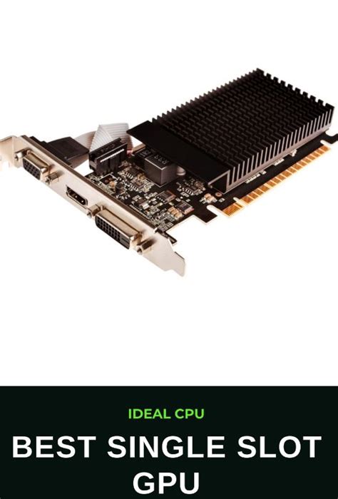 best single slot gpu|single slot gpus.